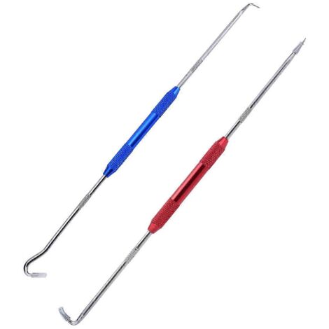 Kit d'outils d'installation de joint hydraulique pour tige de piston avec jeu de crochets et de pics -- (1/5)