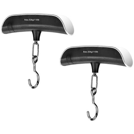 Lot de 2 balances électroniques portables Hook Said Mini pour la maison (1/5)