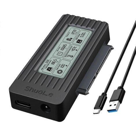 Câble adaptateur ShuoLe USB 3.0 vers SATA/IDE pour écrans 2,5 et 3,5 pouces (1/5)