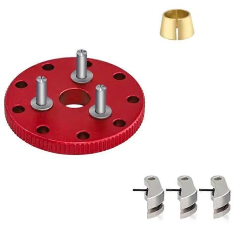 Kit d'embrayage à volant moteur en métal rouge pour voiture RC 4142 4146 3281