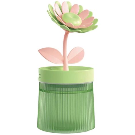 Humidificateur d'air Mist Maker Fleur Vert-- (1/5)
