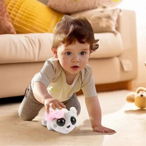 Hamster triste en peluche musicale, animal mignon en peluche - (1/5)