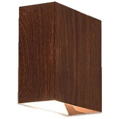 Lampe de chevet murale en bois, lampe d'ambiance pour couloir B-- (1/5)