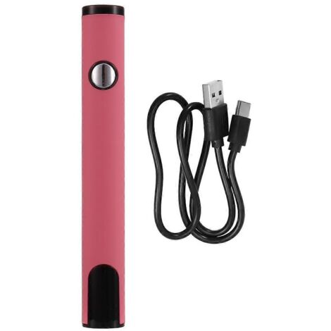 Stylo à batterie à filetage 510, fer à souder électrique sans tête rose (1/5)