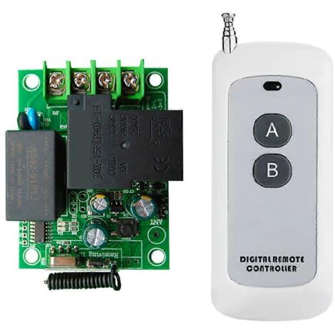 Module relais de commande à distance sans fil universel 433 MHz AC220V (1/5)