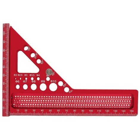Équerre de mesure multi-angles 3D étendue pour le travail du bois - (1/5)