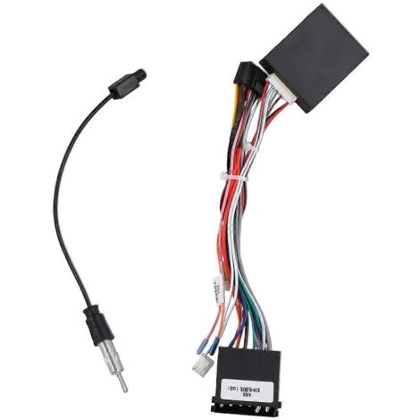 Adaptateur allume-cigare Canbus, décodeur et câble d'alimentation radio pour BMW (1/5)