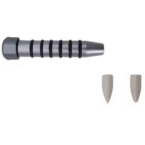 Petit outil de débosselage, stylo de nivellement et de réparation de bosses, embouts de débosselage, outils gris argenté. (1/5)