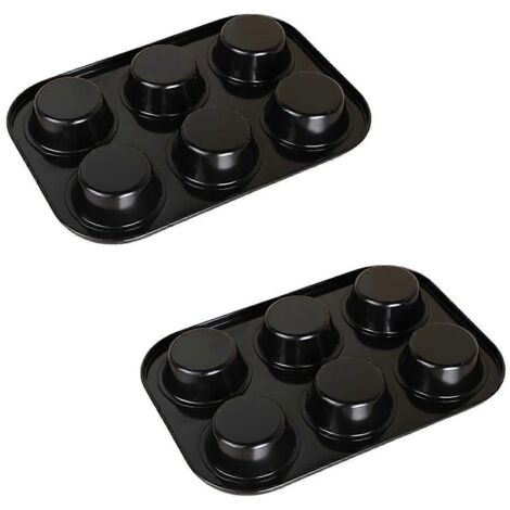 Moule à gâteau, moule à muffins à 6 cavités, moule à pâtisserie à faire soi-même (1/5)