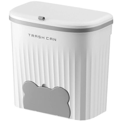 Poubelle de cuisine murale avec couvercle 8,5 L (1/5)