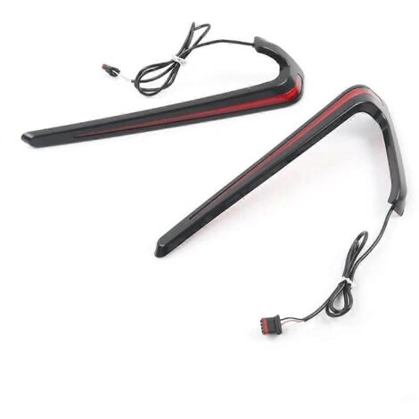 Feux LED Tracer pour sacoches arrière de moto Harley, rouges (1/5)
