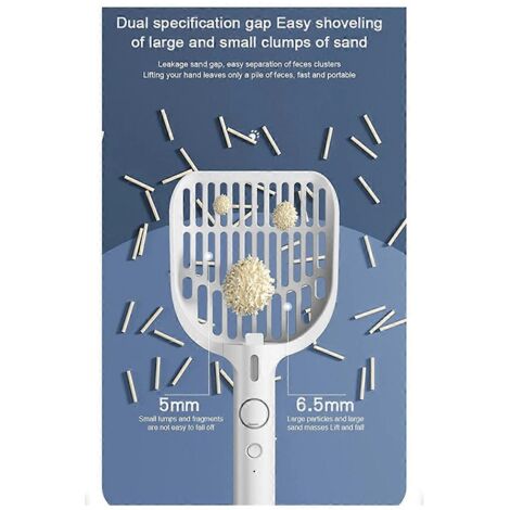 Pelle à litière désodorisante pour chat neuve, pelle à sable anti-poussière -- (1/5)