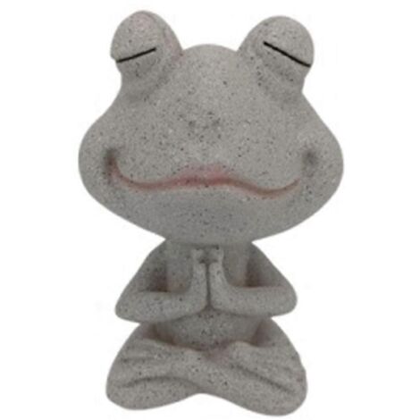 Pot de fleurs d'intérieur/extérieur, motif grenouille yoga B-- (1/5)