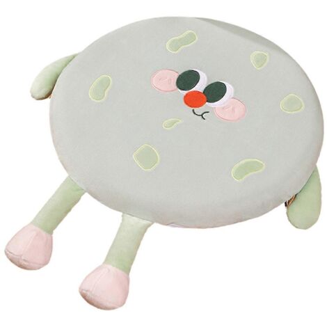 Coussin de siège réaliste en forme de nourriture, jouet en peluche, accessoire cadeau vert --- (1/5)