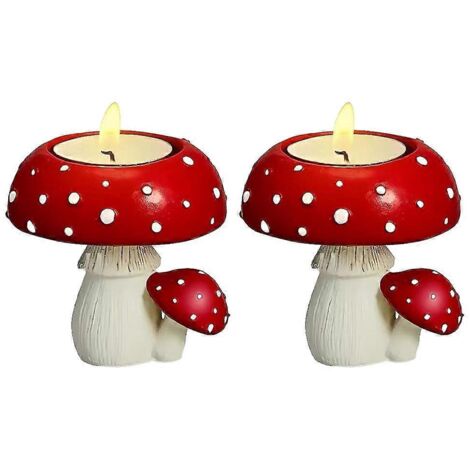 Porte-bougie chauffe-plat champignon - Porte-bougie champignon mignon (1/5)