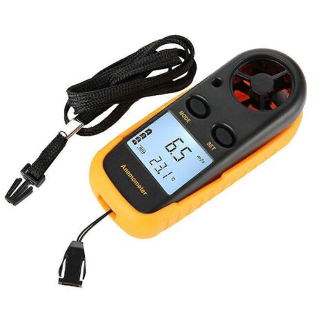 Anémomètre numérique industriel pour l'agriculture et le test de vitesse du vent -- (1/5)