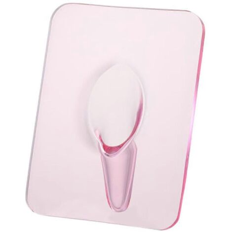 Vase minimaliste en acrylique rose transparent (1/5)