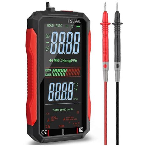 Multimètre numérique USB avec écran LCD de 4,8 pouces - (1/5)
