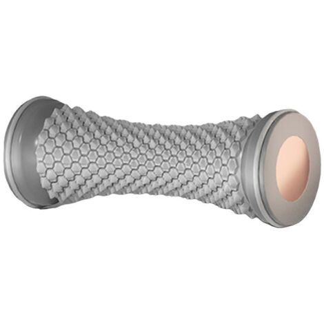 Roue de massage des pieds avec balle de yoga pour fascia et drainage des tendons du pied (gris) (1/5)