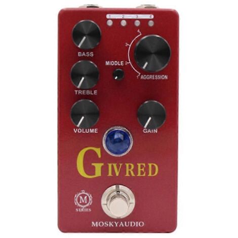 audio G IV RED Préampli/Overdrive de canal violet-- (1/5)