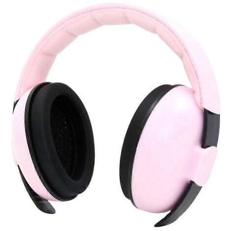 Casque antibruit pour bébé avec protection auditive rose (1/5)