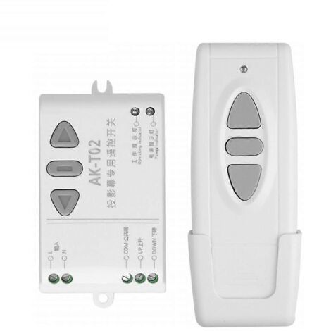 Télécommande pour moteur d'écran de projection AC85-250V (1/5)