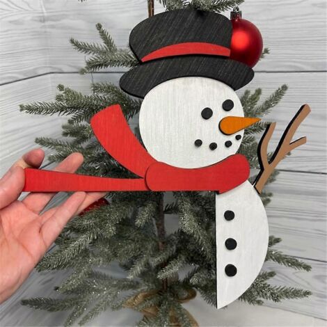 Décoration de porte de Noël, mur de fenêtre --- (1/5)