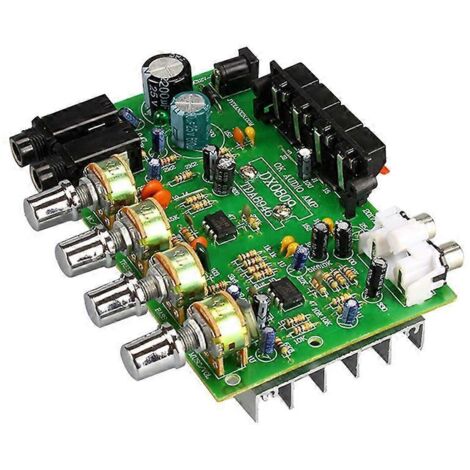 Carte d'amplificateur audio stéréo 12 V CC 40 W + 40 W avec amplificateur de microphone (1/5)