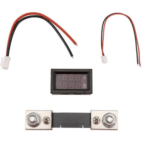 Voltmètre-ampèremètre numérique haute tension à double affichage LED CC -- (1/5)