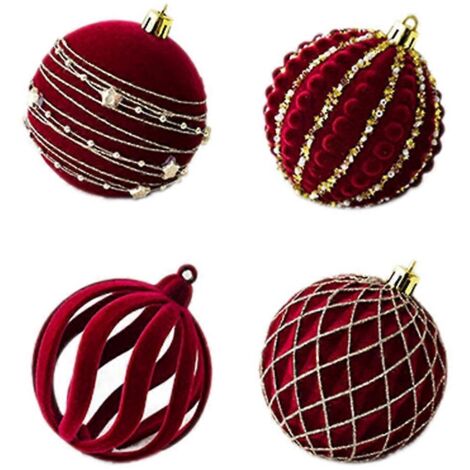 Décoration de sapin de Noël, sphères de Noël du Nouvel An D-- (1/5)