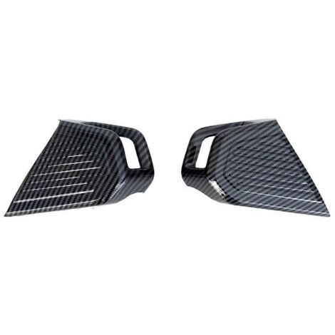 Garniture intérieure de grille d'aération gauche et droite du tableau de bord en fibre de carbone. (1/5)