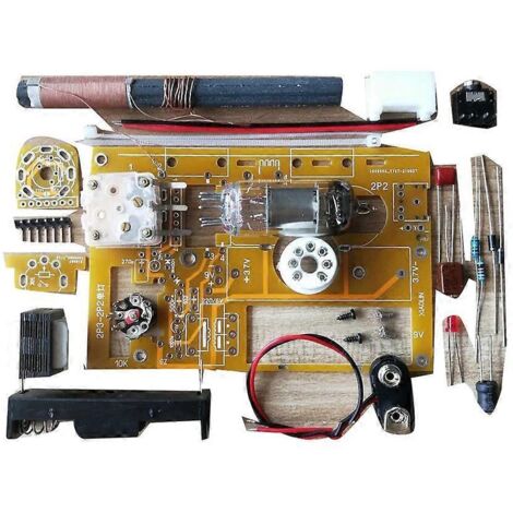 Kits de bricolage pour radio ondes moyennes à tube électronique 2P2 et 2P3 (1/5)