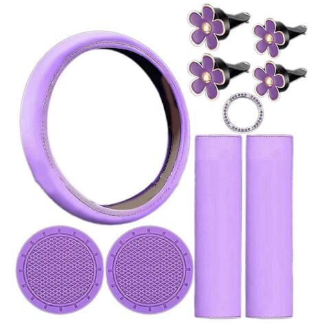 Ensemble de 10 housses de volant violettes pour femmes - Accessoires mignons (1/5)