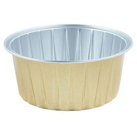 Moule à pâtisserie pour pudding, couleur or spéciale pour friteuse à air chaud. (1/5)