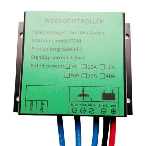 Contrôleur PWM pour éolienne, régulateur de charge étanche (1/5)