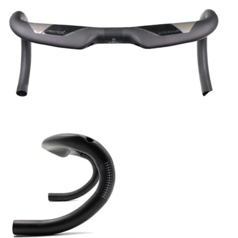 Guidon de vélo de route ultraléger en fibre de carbone 420 mm, finition mate (1/5)