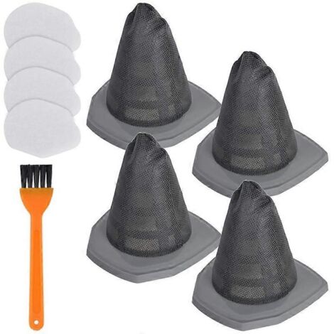 Lot de 4 filtres de rechange pour aspirateur balai 3 en 1 NES215A NES210 (1/5)