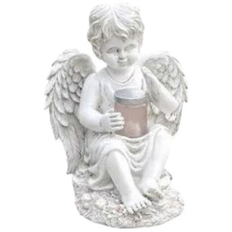 Décoration de jardin et de cour de style européen : statue d'ange, garçon ange (1/5)
