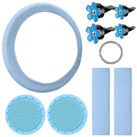 Ensemble de 10 housses de volant mignonnes pour femmes, bleu -- (1/5)