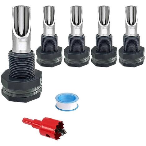 Lot de 5 abreuvoirs à tétine pour porcs, abreuvoirs automatiques à tétine pour porcs -- (1/5)