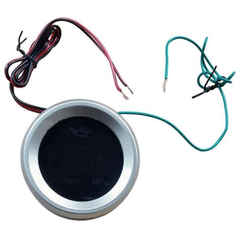 Manomètre de pression d'huile 52 mm, affichage numérique LED pour voiture, sans capteur. (1/5)