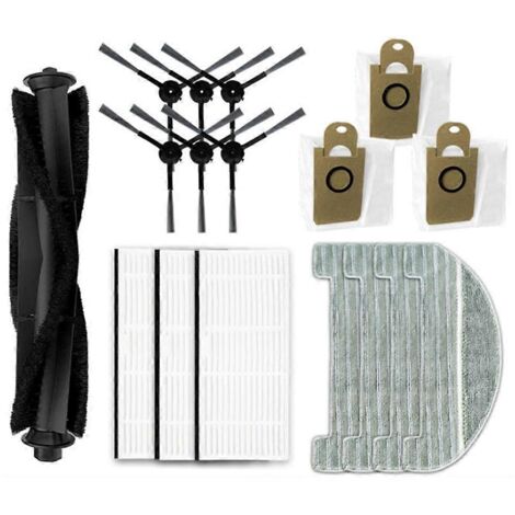 17 pièces d'accessoires de rechange pour aspirateur robot M8 Pro (1/5)
