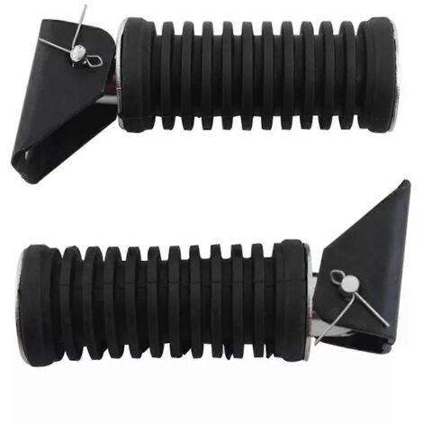 1 paire de repose-pieds passager arrière pour Suzuki GN125 QJ125 GS125 - Noir (1/5)