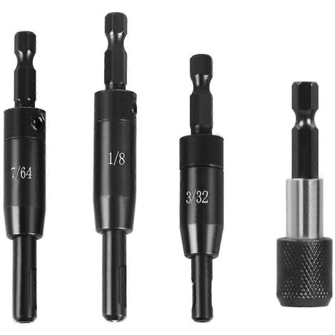 Foret autocentrant pour , 3/32 pouce, 7/64 pouce, 1/8 pouce-- (1/5)
