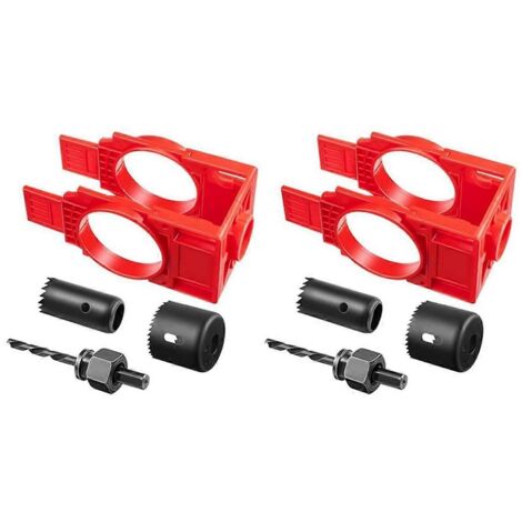 Kit d'installation de serrure de porte, kit de perçage pour portes en bois -- (1/5)