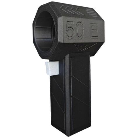 Ventilateur turbo portable 50E pour voiture, souffleur d'air puissant, blanc, gris et rouge (1/5)