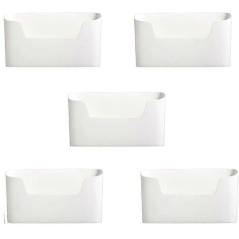 Boîte de rangement adhésive murale pour cuisine, compatible avec les portes de placards. (1/5)