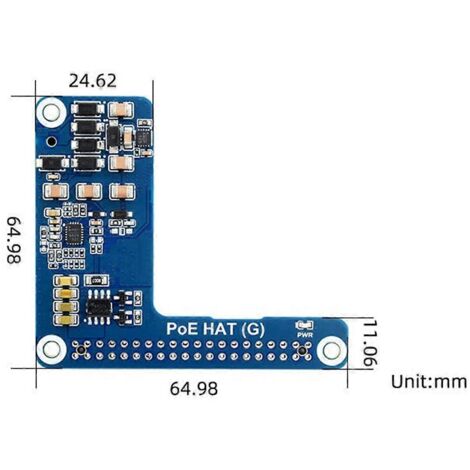 Pour 5 PoE HAT (G) + Boîtier + Ventilateur 3007PWM 802.3af/at-- (1/5)