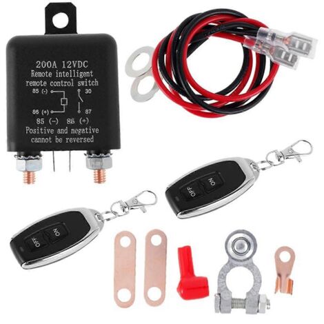 Relais de commande à distance pour batterie 12 V 200 A (1/5)