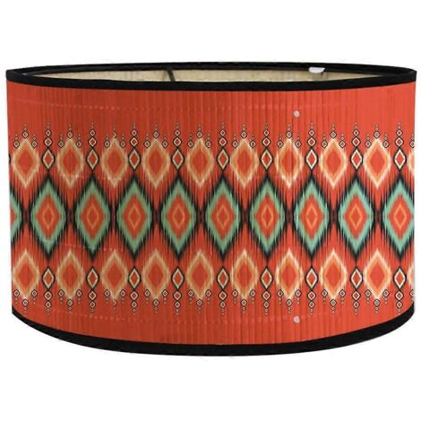 Abat-jour imprimé ovale 30x30x20CM Abat-jour vintage G-- (1/5)